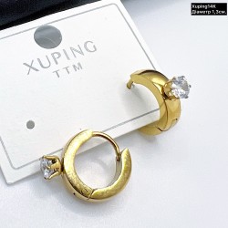 Сережки Xuping14К 10205 (діаметр 1,3 см.)